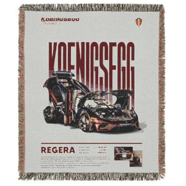 Koenigsegg Regera CarSnug™ Woven Blanket