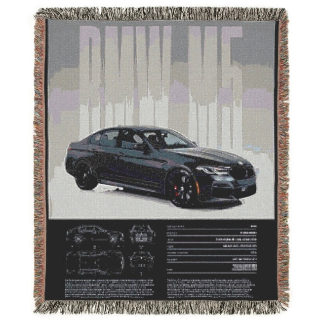BMW M5 CarSnugs™ Woven Blanket