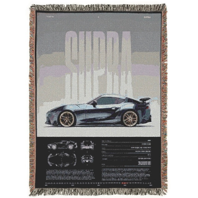 Supra MK5 CarSnugs™ Woven Blanket