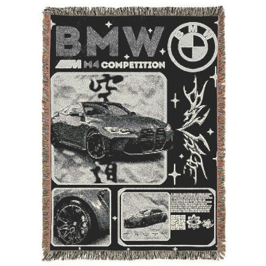 BMW M4 (monotone style) CarSnug™ blanket